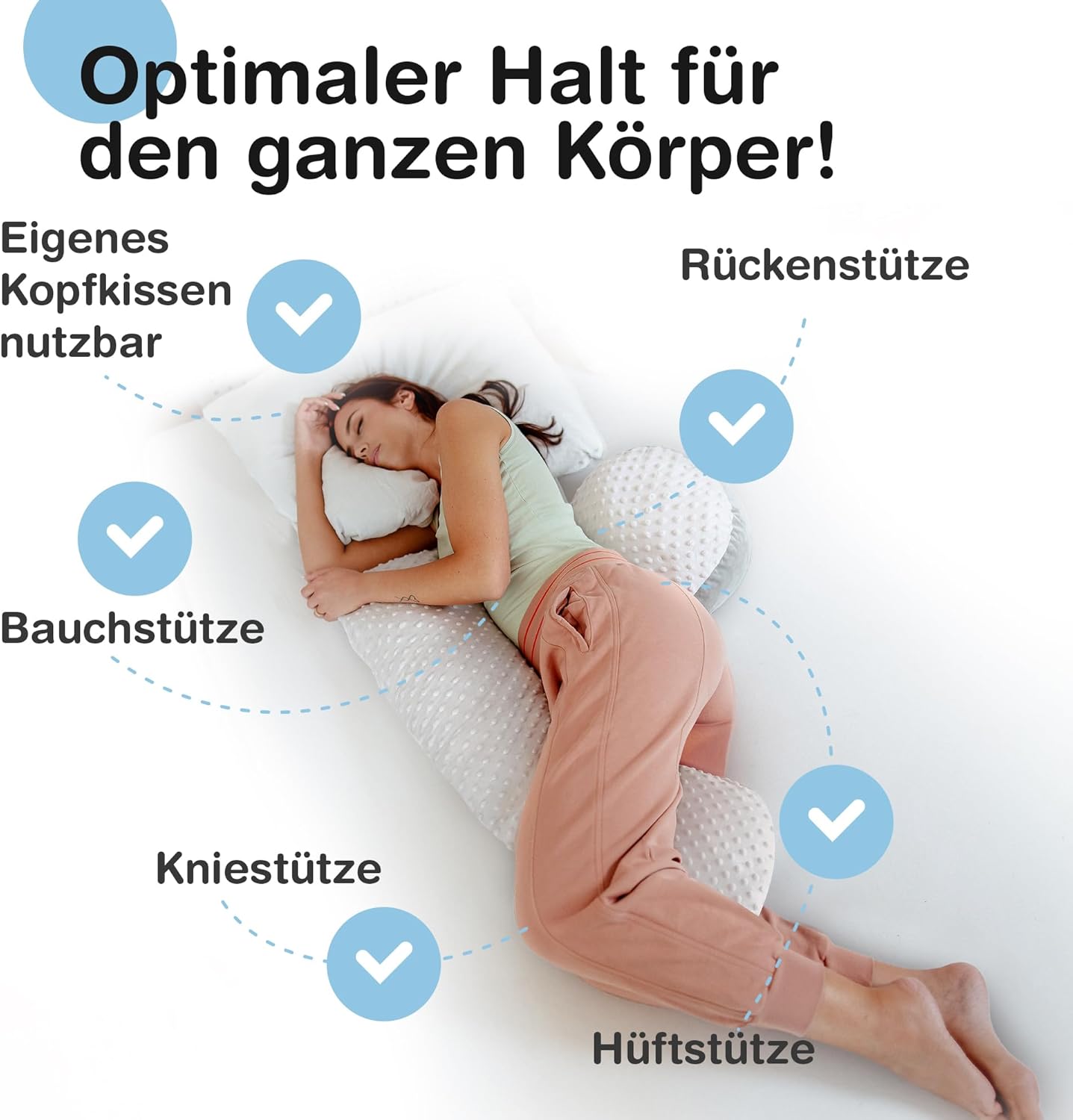 Schwangerschaftskissen H-Form