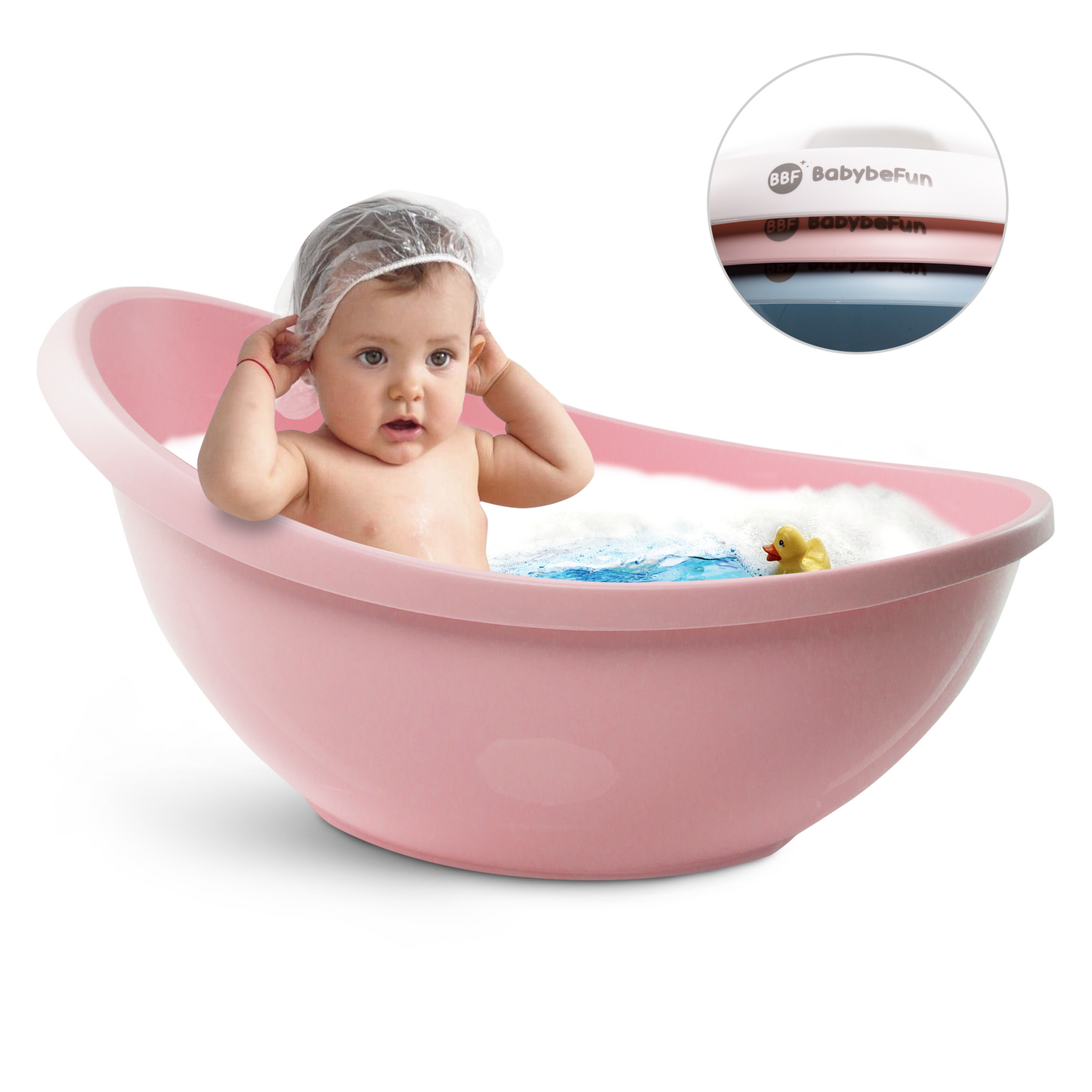Baby Badewanne mit Badewanneneinsatz für Neugeborene
