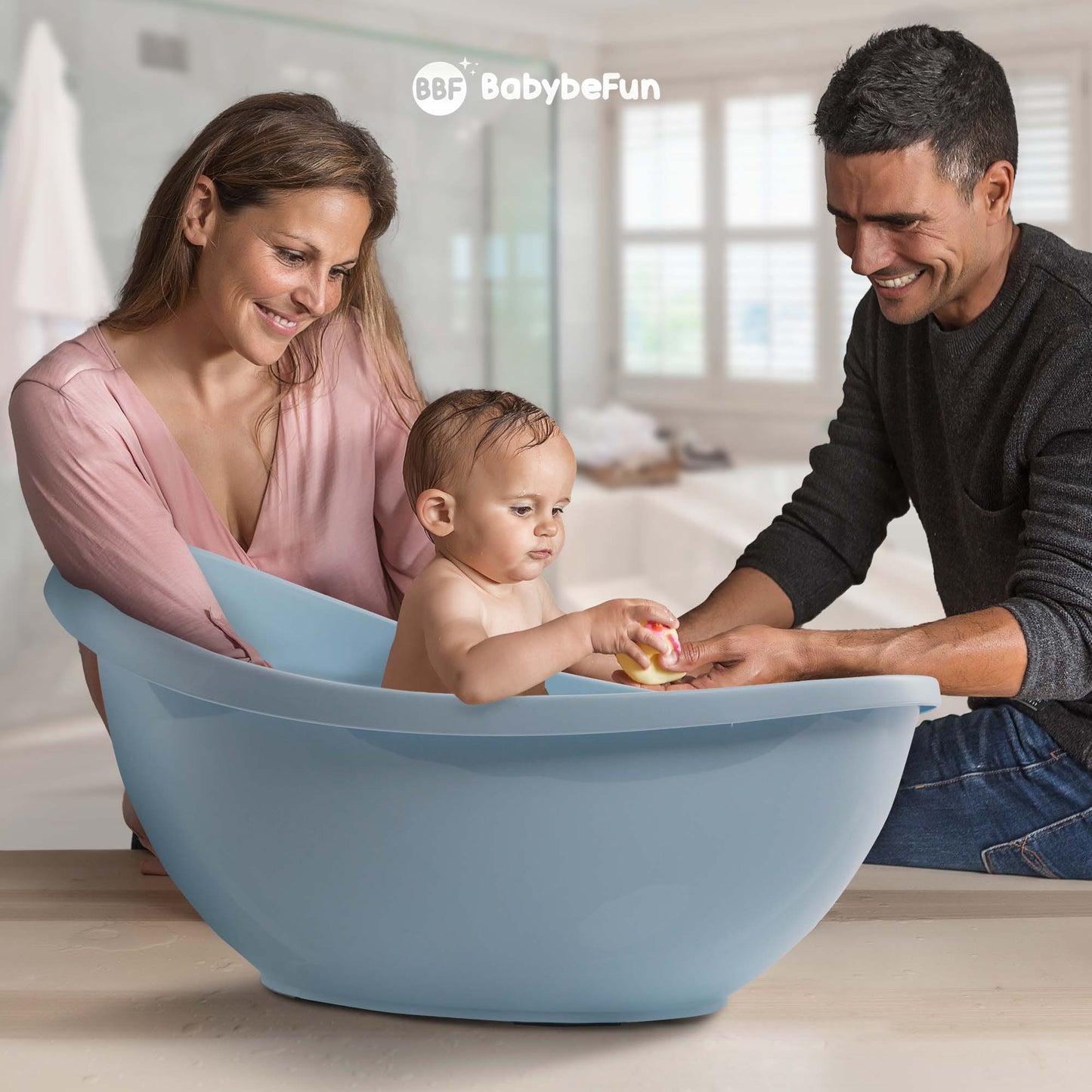 Baby Badewanne mit Badewanneneinsatz für Neugeborene