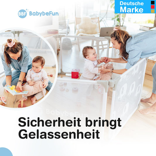 Faltbarer Laufstall für Babys und Kleinkinder