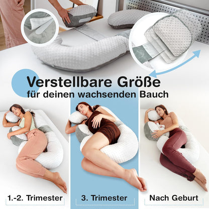 Schwangerschaftskissen C-Form