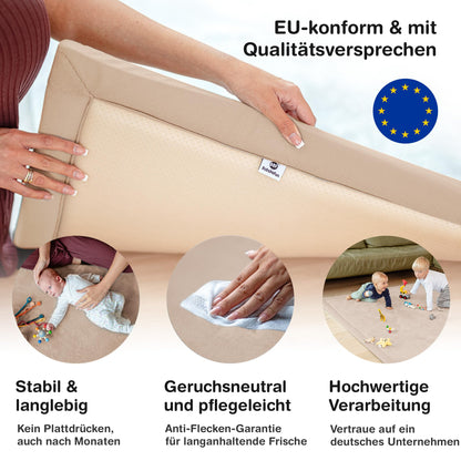Wolkenweiche rutschfeste Krabbelmatte