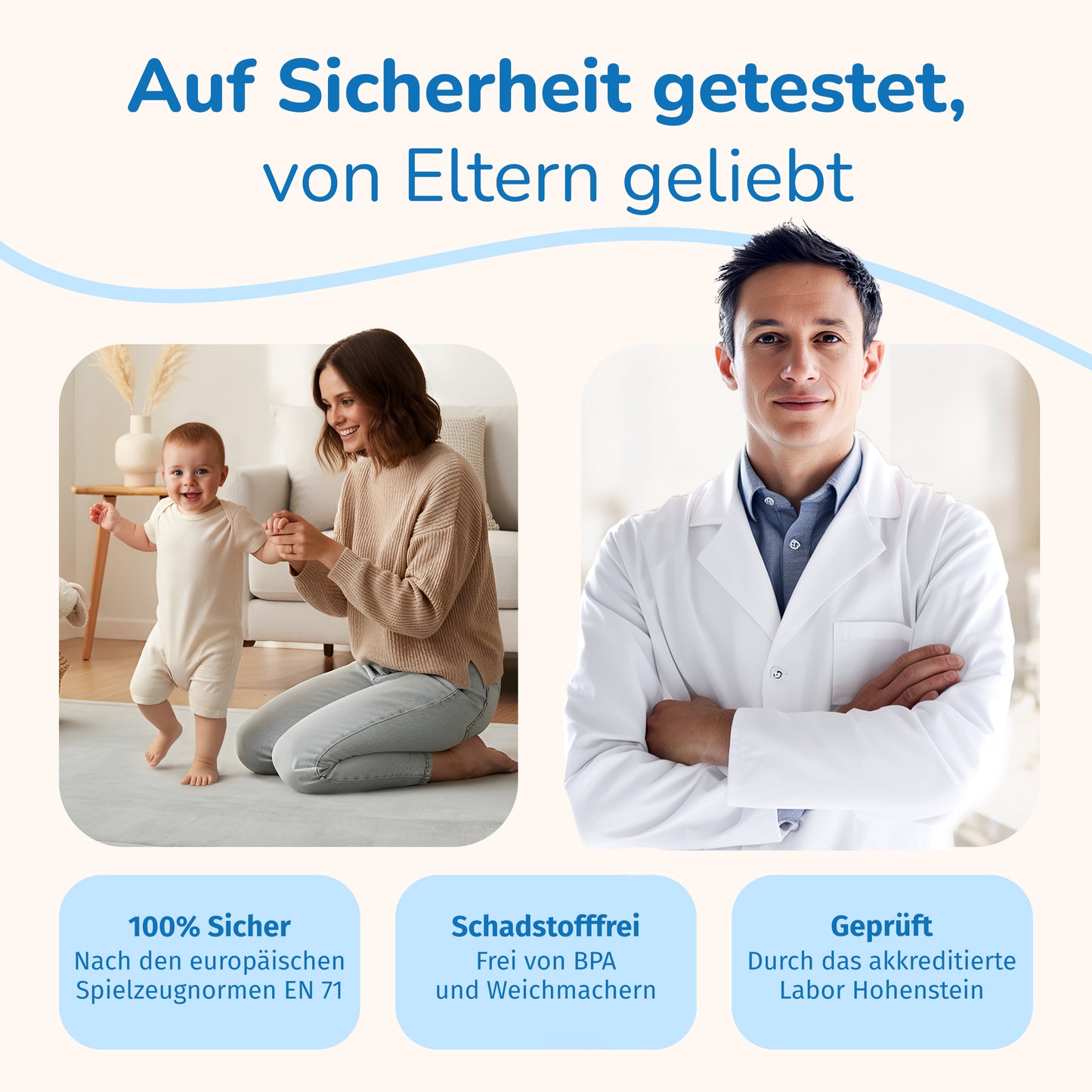 Wolkenweiche Krabbelmatte