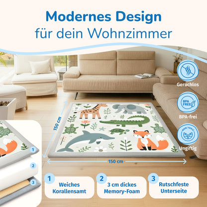 Wolkenweiche Krabbelmatte