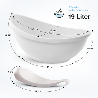 Baby Badewanne mit Badewanneneinsatz für Neugeborene