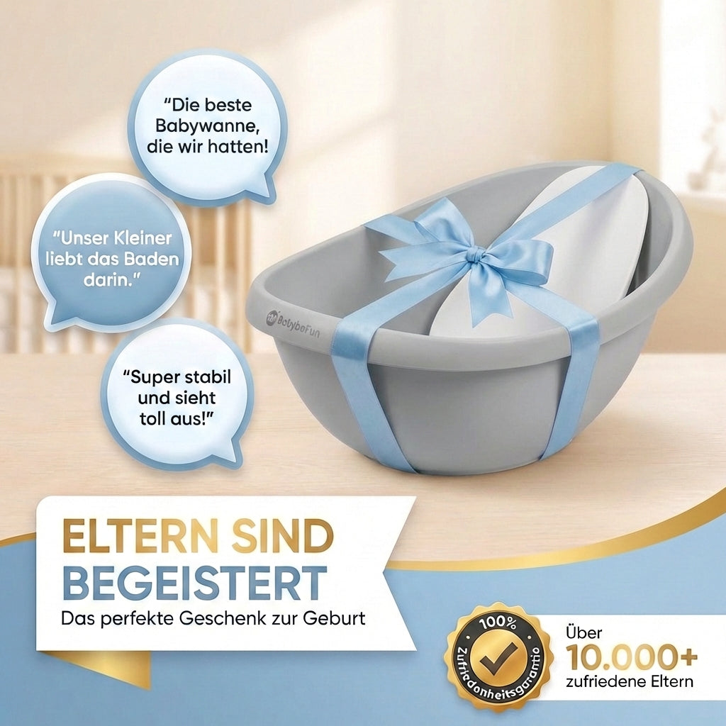 Baby Badewanne mit Badewanneneinsatz für Neugeborene