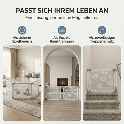 Faltbarer Laufstall für Babys und Kleinkinder