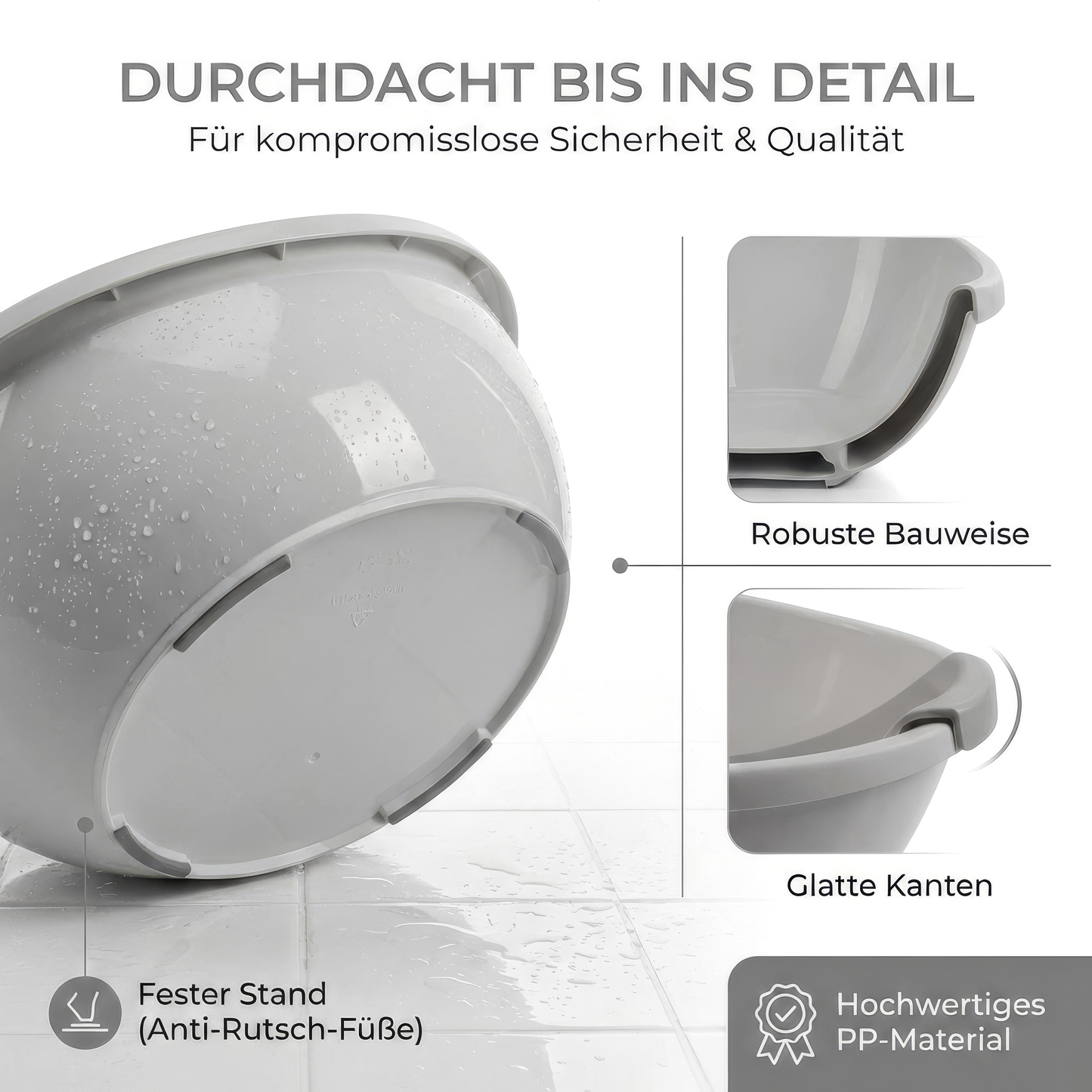 Baby Badewanne mit Badewanneneinsatz für Neugeborene