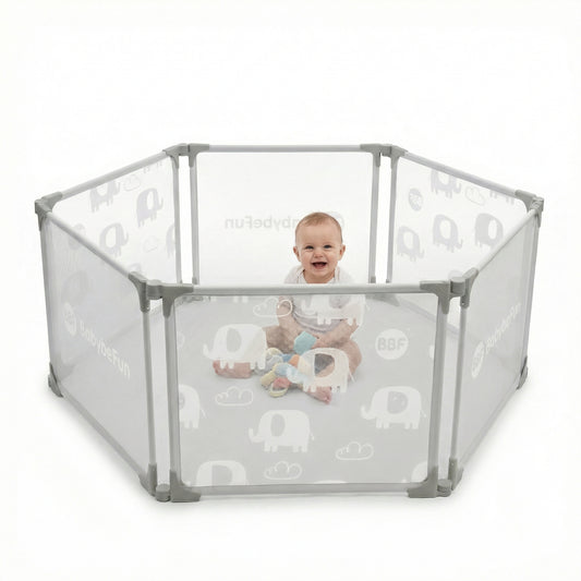 Faltbarer Laufstall für Babys und Kleinkinder